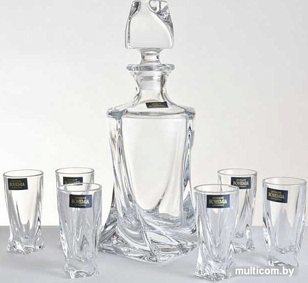 Набор стопок (шотов) Crystalite Bohemia Quadro 2K9/99999/9/99A44/457-7MK