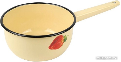 Кастрюля с длинной ручкой Лысьвенские эмали Сочная клубника С-2008/4Км