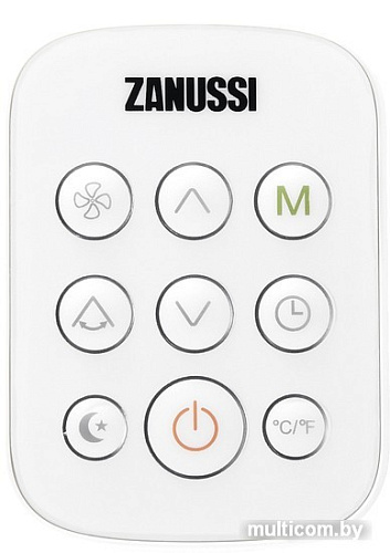 Мобильный кондиционер Zanussi Massimo Solar White ZACM-09 MSH/N1