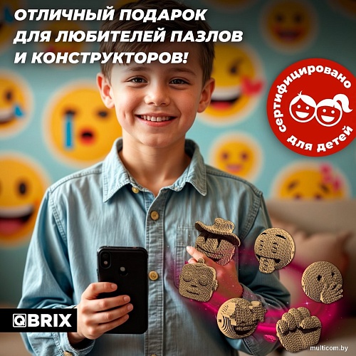 Конструктор QBRIX Эмодзи Ver.4 3D 20091