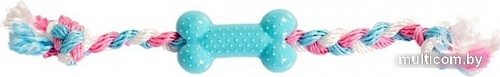 Игрушка для собак Duvo Plus Кость с веревками 11428/blue