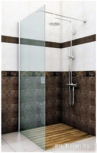 Душевая стенка Стеклоконтакт 8F-2000х795 (прозрачное стекло)