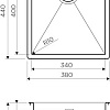 Кухонная мойка Omoikiri Taki 38-U/IF-IN