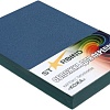Картонная обложка для переплета Starbind A4 230 г/кв.м. 100 шт (кожа, синий)