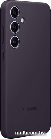 Чехол для телефона Samsung Silicone Case S24+ (темно-фиолетовый)