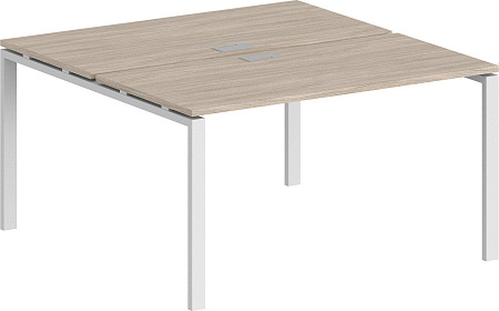 Стол Norden 160x163.8x75 SG.249.OL.63.WH (белый/дуб светлый)