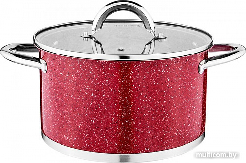 Кастрюля Agness Red Marble 937-324