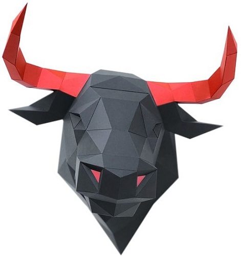 PaperCraft PAPERRAZ Бык Алеша PP-1BUL-2BR (черный)