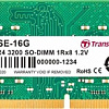 Оперативная память Transcend JetRam 16GB DDR4 SODIMM PC4-25600 JM3200HSE-16G