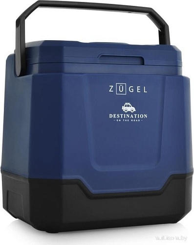 Термоэлектрический автохолодильник ZUGEL ZCR1004 32л (синий)