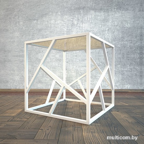 Журнальный столик RasGar Империал РСГР.001.000-0313 (белый/черный)