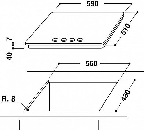 Варочная панель Whirlpool GMA 6422/IX