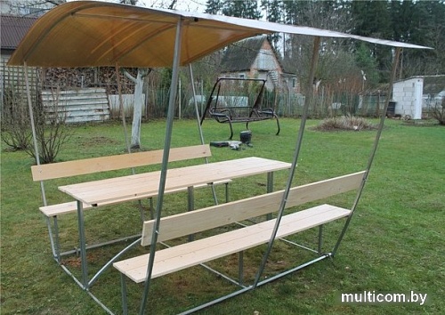 Беседка Велес Тюльпан (3м, молочный)