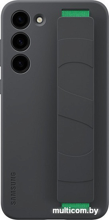 Чехол для телефона Samsung Silicone Grip Case S23+ (черный)