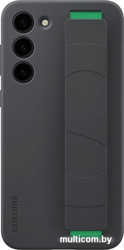 Чехол для телефона Samsung Silicone Grip Case S23+ (черный)