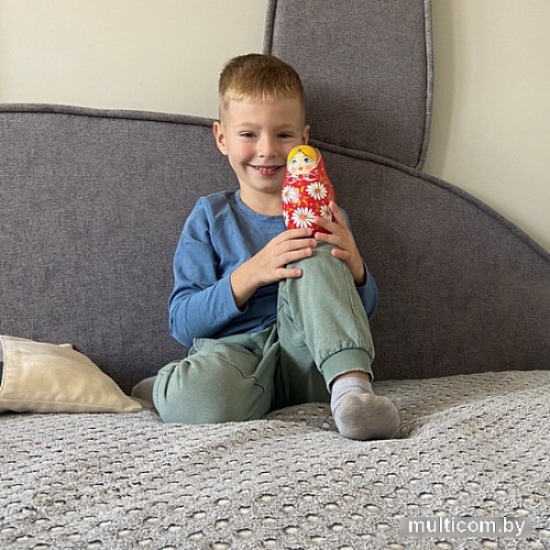 Развивающая игра Брестская Матрешка В красном наряде с ромашками (набор 7 шт)