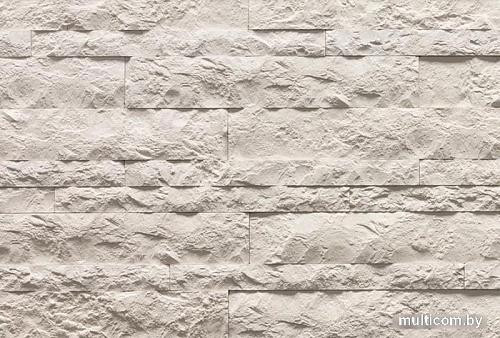 Декоративный камень Подворье Феодал Юрский мрамор узкий mix угловой 11.00 (белый)