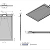 Душевой поддон Vincea VST-4SRL8012W 120x80