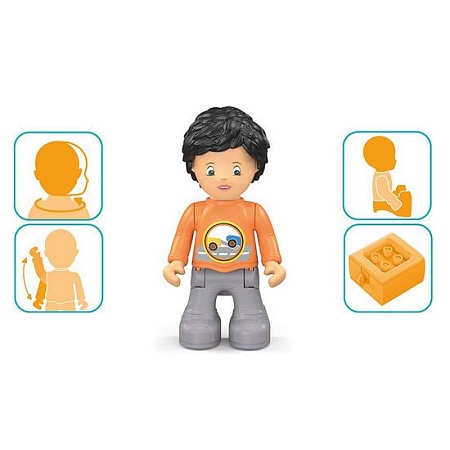 Конструктор/игрушка-конструктор Toddys Крис и Кэрри 0123