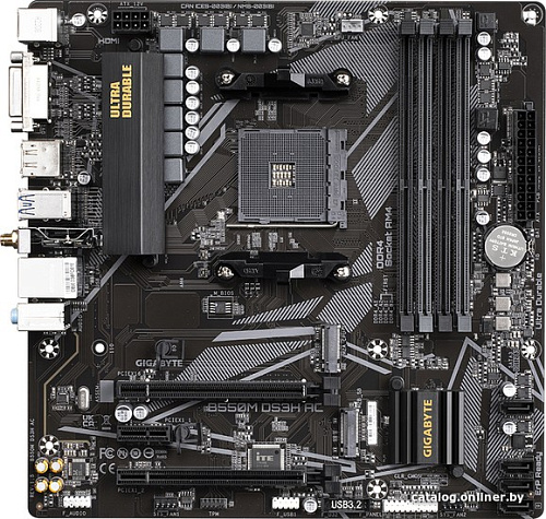 Материнская плата Gigabyte B550M DS3H AC (rev. 1.5/1.6)