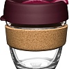 Многоразовый стакан KeepCup Brew Cork S Kangaroo Raw 227мл (бордовый)