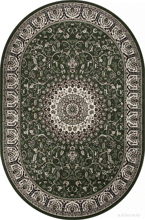 Ковер для жилой комнаты Merinos Gavana D409-OVAL-GREEN (1.5х1.9)