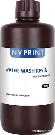 Фотополимер NV Print NV-3D-WATER-WASHABLE-RESIN-WHITE (1кг, белый)