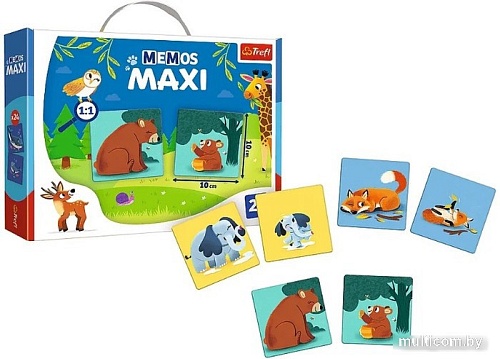 Развивающая игра Trefl Мой первый мем. Животные и дети 02268 (24 эл)