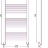 Полотенцесушитель Сунержа Богема с полкой+ 1200x500 00-0223-1250