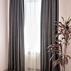 Комплект штор Decoretto Канвас серый КСГ-K111 3.5x2.5 м (графит, 2 шт)