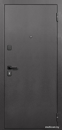 Металлическая дверь Guard 7см серебро/белый матовый (96x205, правая)