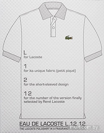 Lacoste L.12.12 Blanc EdT (100 мл)