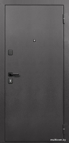 Металлическая дверь Guard 7см серебро/белый матовый (96x205, правая)