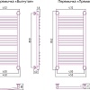 Полотенцесушитель Сунержа Богема+ 800x400 071-0220-8040