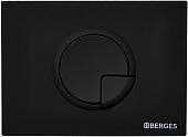 Панель смыва Berges Wasserhaus Novum R5 Soft Touch (черный)
