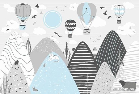 Фотообои Vimala Серо-голубые горы 270x400