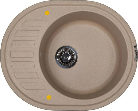 Кухонная мойка Ecoshtein Kreis OV 620 (бежевый)