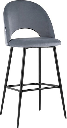 Стул Stool Group Меган велюр барный (серый)