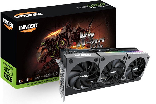 Видеокарта Inno3D RTX 4080 Super X3 OC N408S3-166XX-187049N