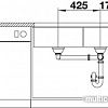 Кухонная мойка Blanco Subline 480/320-U (шампань) 523590