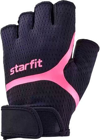 Перчатки Starfit WG-103 (черный/малиновый, M)