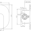 Смеситель Lauter Hidden 21СК157С-521-1