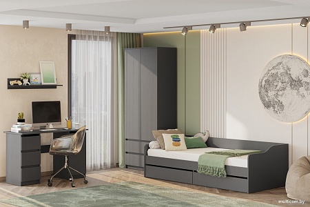 Стол Mio Tesoro Денвер 1.2м (графит серый)