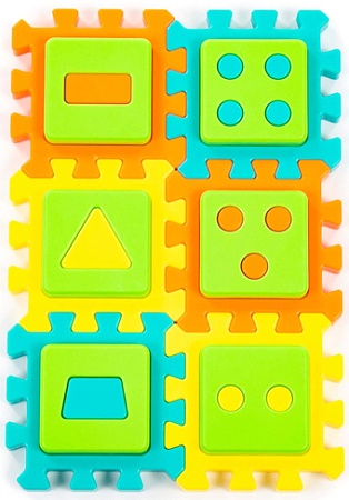 Мозаика/пазл Полесье Пазл №2 91390 (12 элементов, в пакете)