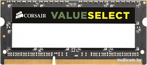 Оперативная память Corsair Value Select 4GB DDR3 SO-DIMM PC3-10600 (CMSO4GX3M1C1333C9)