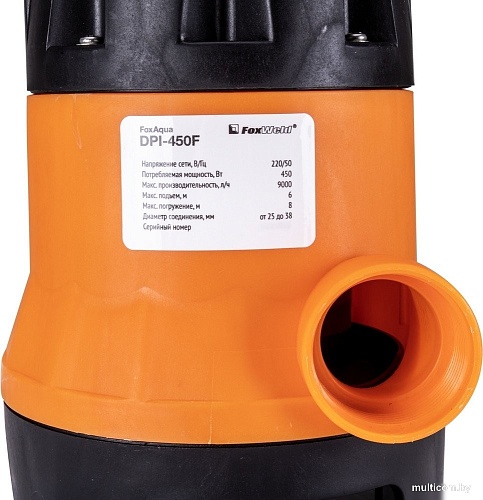Дренажный насос FoxWeld FoxAqua DPI-450F