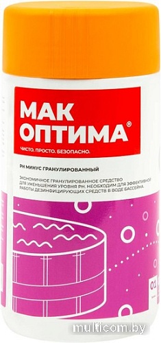 Химия для бассейна МАК Оптима PH-минус 11386 1.5 кг