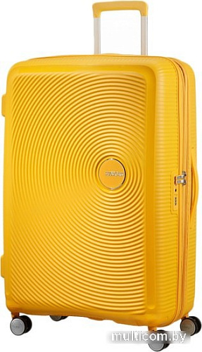 Чемодан-спиннер American Tourister SoundBox Golden Yellow 77 см