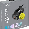 Сетевое зарядное TFN WCRPD22 PD 33W (черный)