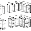 Интермебель Микс Топ-14 1.9x1.6м правая (дуб каньон-вудлайн кремовый-венато)